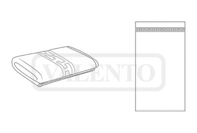 Toalla de algodón apta para hostelería VALENTO CORAL - Imagen 2