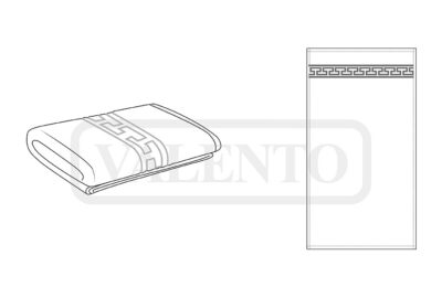 Toalla de algodón apta para hostelería VALENTO MEDUSA - Imagen 2