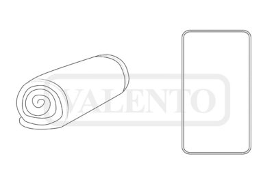 Toalla de manos extra suave VALENTO NENUFAR - Imagen 2