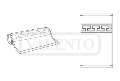 Toalla de algodón apta para hostelería VALENTO REEF - Imagen 2