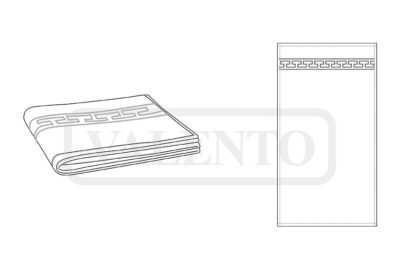 Toalla de algodón apta para hostelería VALENTO SIRIUS - Imagen 2