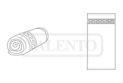 Toalla de algodón apta para hostelería VALENTO STELLA - Imagen 2