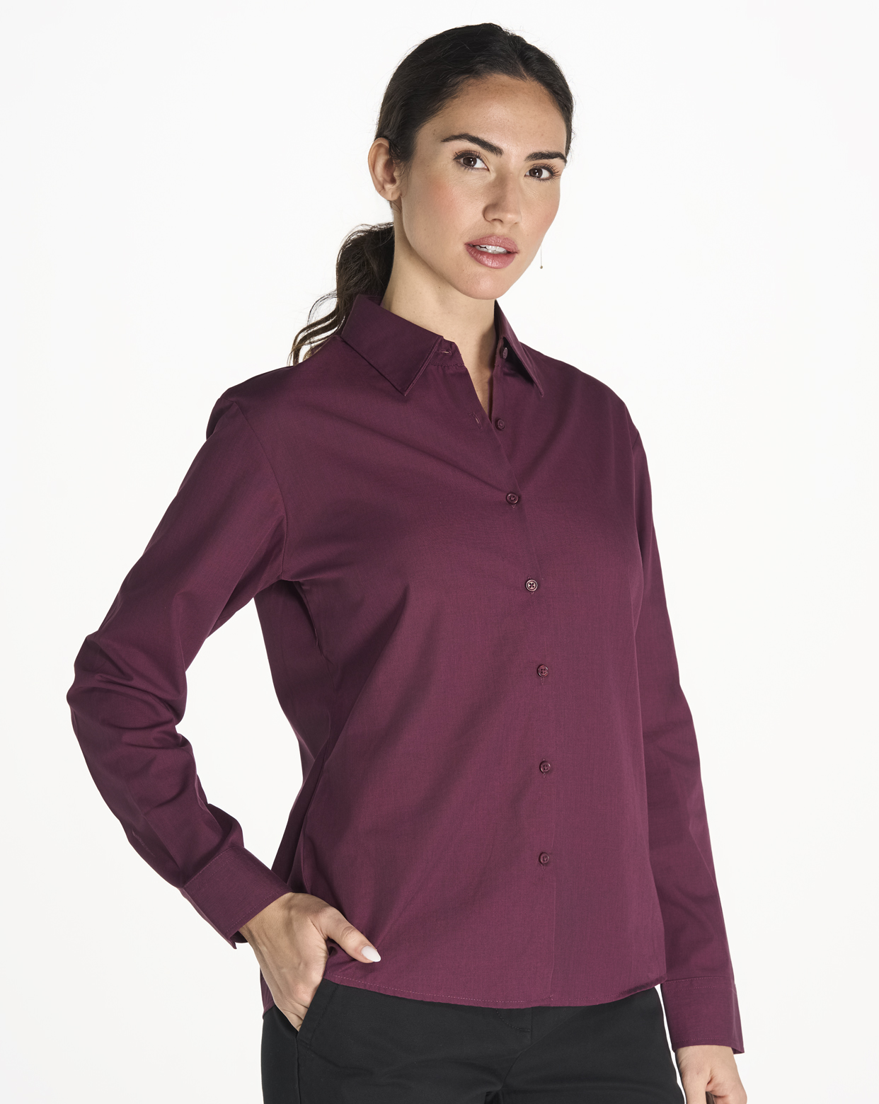 Casual & Business Shirt Lady Popelin Casual & Business Shirt Lady Popelin - Image 1