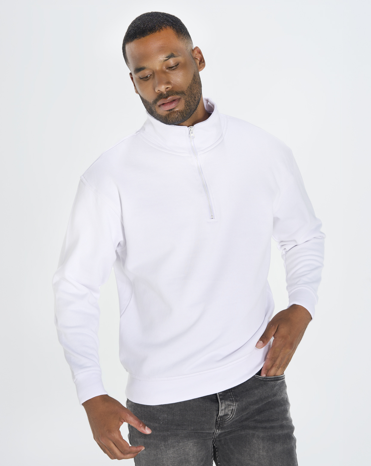 Half Zip Sweatshirt Half Zip Sweatshirt - Imagen 1