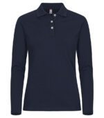 Stretch Premium Polo L/S Women - Image 3