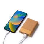 Batería Externa de Bambú y Corcho Stamina Kobe 1211 - Image 4