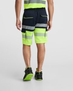 Bermuda Alta Visibilidad Roly Lada 9328 Hombre - Imagen 3