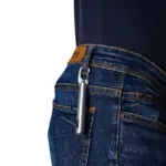 Bolígrafo con Linterna y Mosquetón Stamina Araya 8023 - Image 3