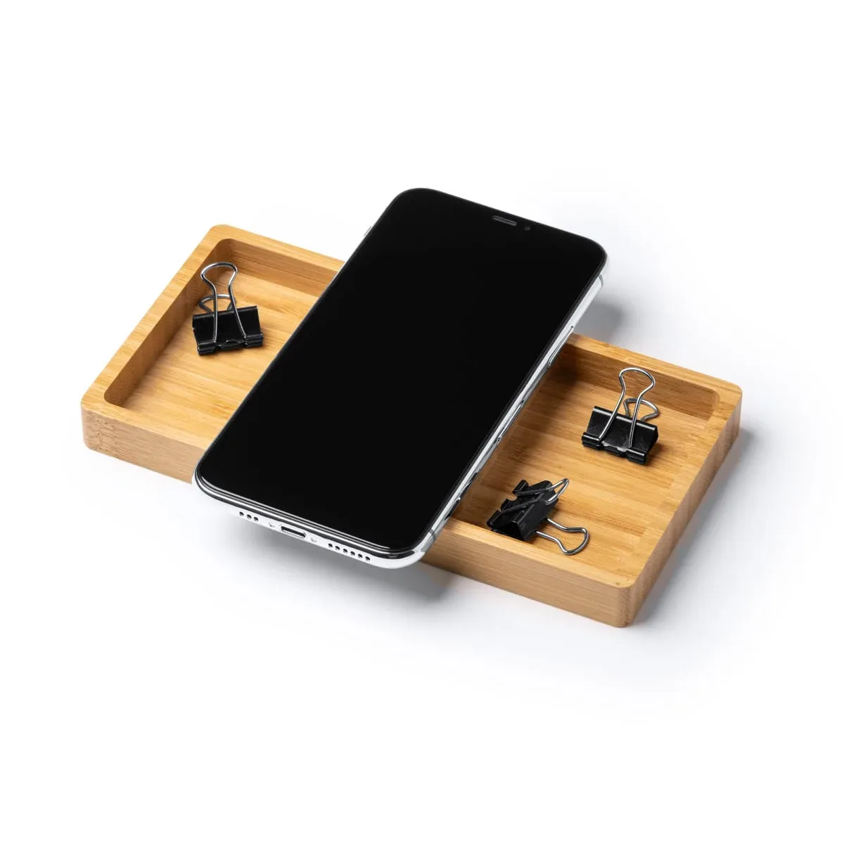 Cargador Inalámbrico con Organizador y Soporte para Móvil Stamina Luke 1055 - Imagen 6