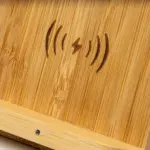 Cargador Inalámbrico de Bambú Natural Stamina Gravity 3022 - Imagen 5