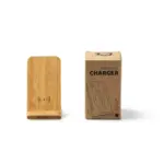 Cargador Inalámbrico de Bambú Natural Stamina Gravity 3022 - Imagen 6