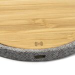 Cargador Inalámbrico de Bambú y RPET Stamina Sibon 2988 - Image 3