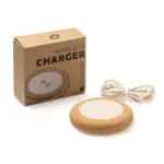 Cargador Inalámbrico de Corcho Natural y Fibra de Trigo Stamina Sulac 3031 - Image 3
