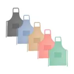 Delantal con Bolsillo de Algodón Reciclado Stamina Arola 9136 - Image 4