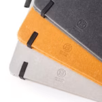 Libreta A5 de Cuero Reciclado con Tapa Rígida Stamina Korum 7974 - Image 6