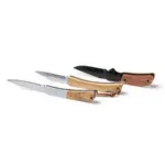 Navaja de Acero Inoxidable y Bambú Natural Stamina Kaide 3988 - Imagen 3