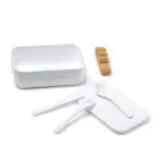 *OUTLET* Fiambrera con Tenedor, Cuchara y Cuchillo Stamina Yobo 4065 - Image 4