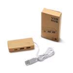 Puerto USB de Bambú Natural Stamina Neptune 3023 - Image 2