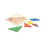 Puzzle Tangram de Madera Natural Stamina Leis 0111 - Image 3
