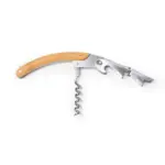 Sacacorchos de Acero Inoxidable y Bambú Stamina Rical 1189 - Imagen 4