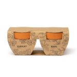 Set de 2 Macetas con Semillas de Perejil y Albahaca Stamina Tulsy 1037