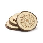 Set de 4 Posavasos de Madera de Pino Natural Stamina Pinea 4140 - Image 3