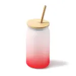 Vaso con Tapa y Pajita Stamina Dalby 4202